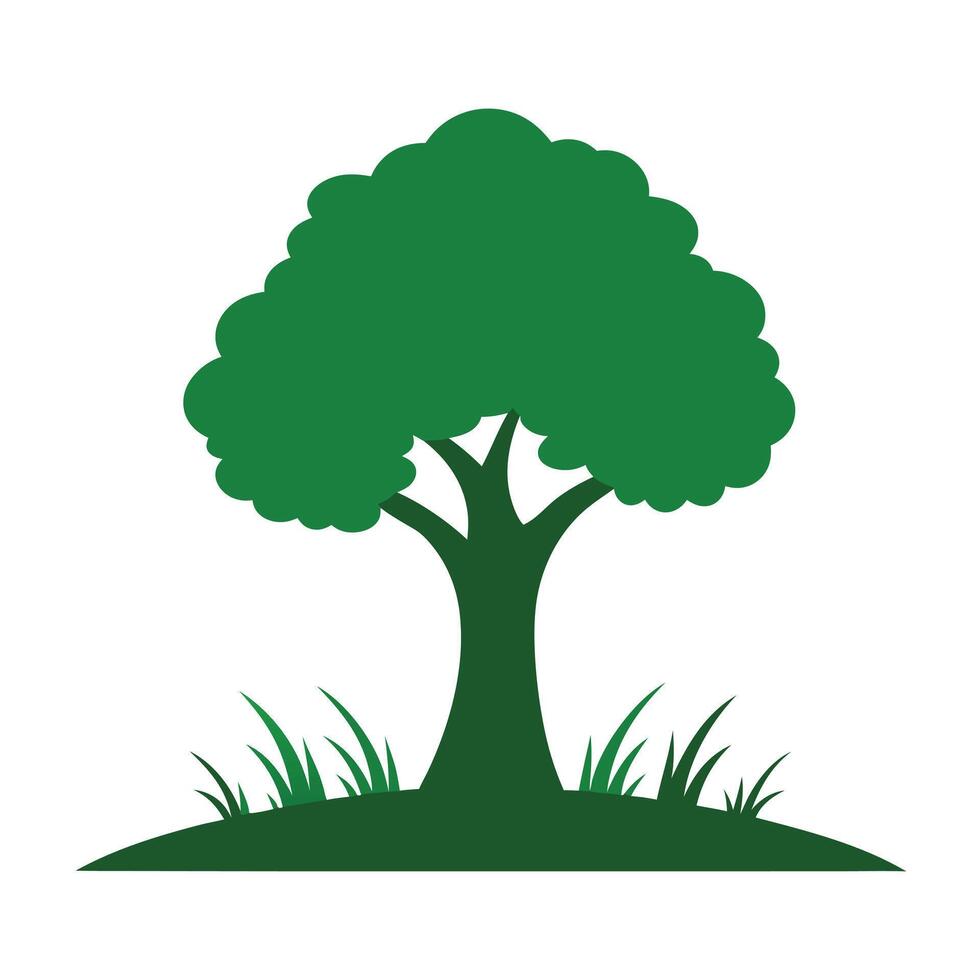 Tree sketch art illustration white background vector
