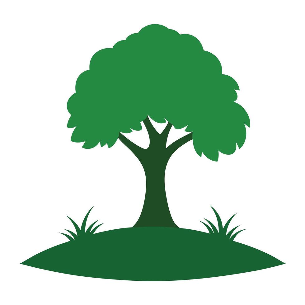 Tree sketch art illustration white background vector