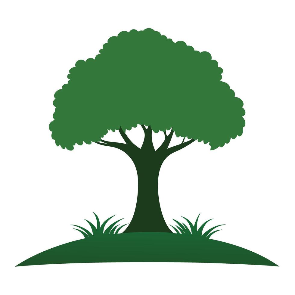 Tree sketch art illustration white background vector