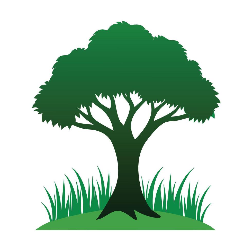 Tree sketch art illustration white background vector
