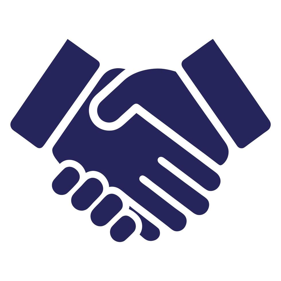 Handshake icon sketch art illustration isolated white background vector