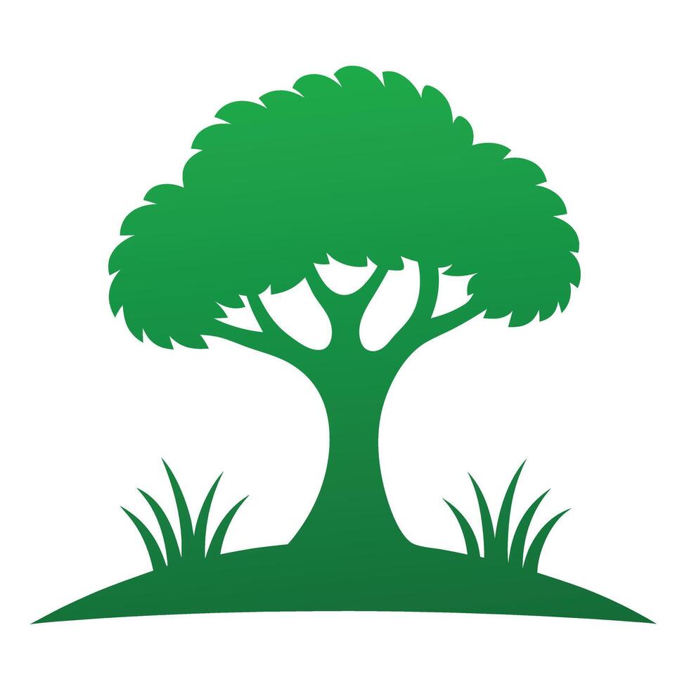 Tree sketch art illustration white background vector