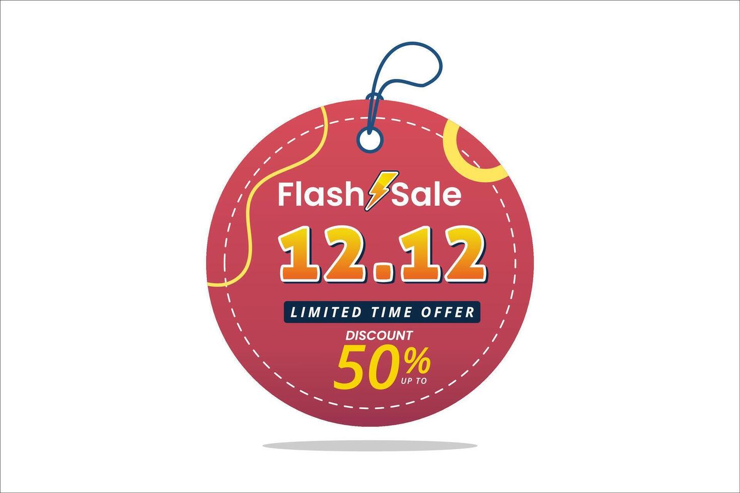 shopping day labels collection Shopping day sale banner background for business retail promotion vector