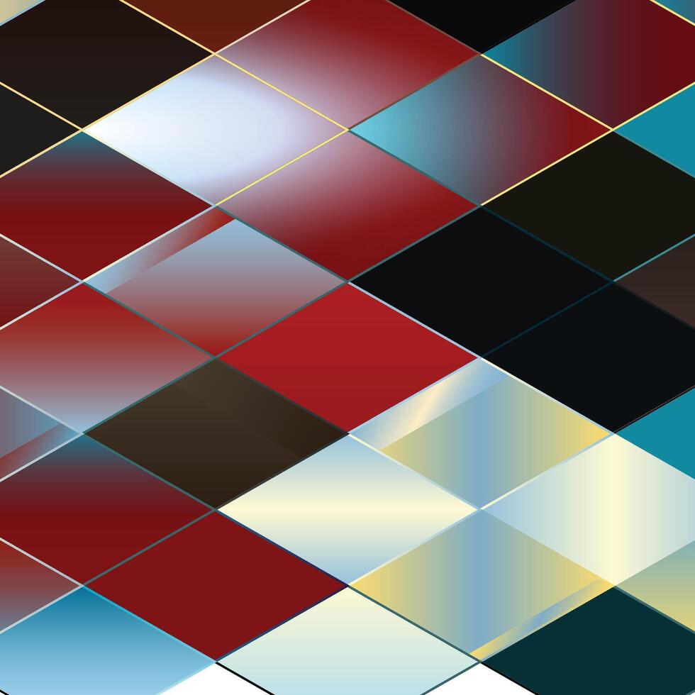 Geometric rhombus background. vector