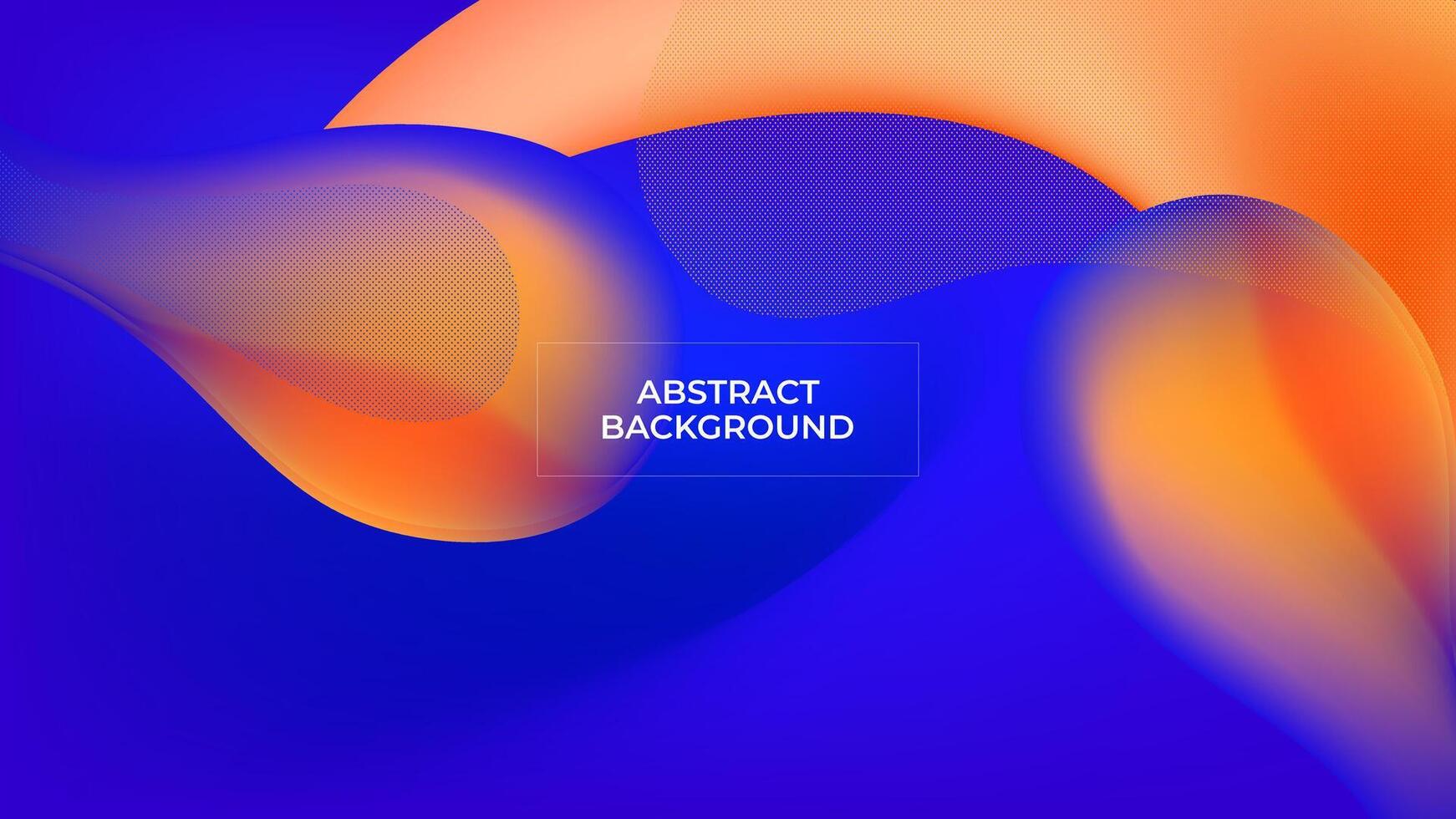 ABSTRACT BACKGROUND ELEGANT BLUE ORANGE GRADIENT MESH SMOOTH LIQUID COLORFUL DESIGN TEMPLATE GOOD FOR MODERN WEBSITE, WALLPAPER, COVER DESIGN vector