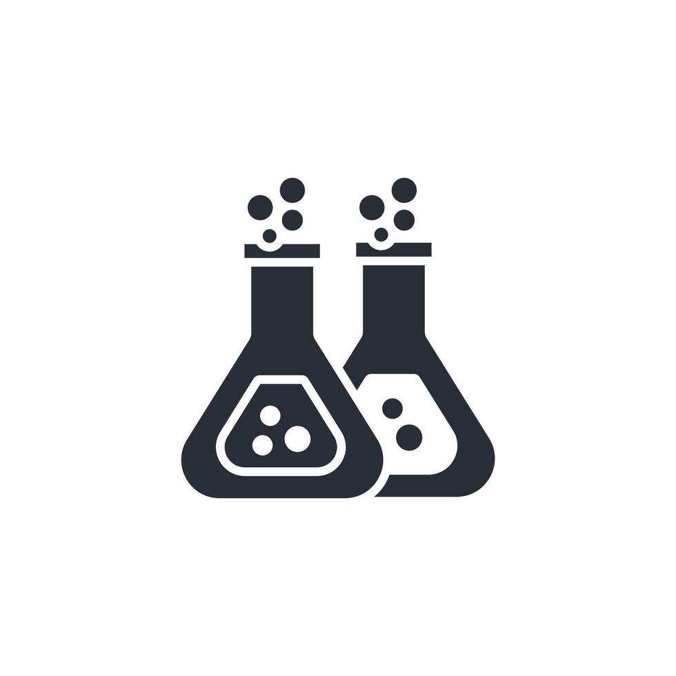 flask icon. .Editable stroke.linear style sign for use web design,logo.Symbol illustration. vector