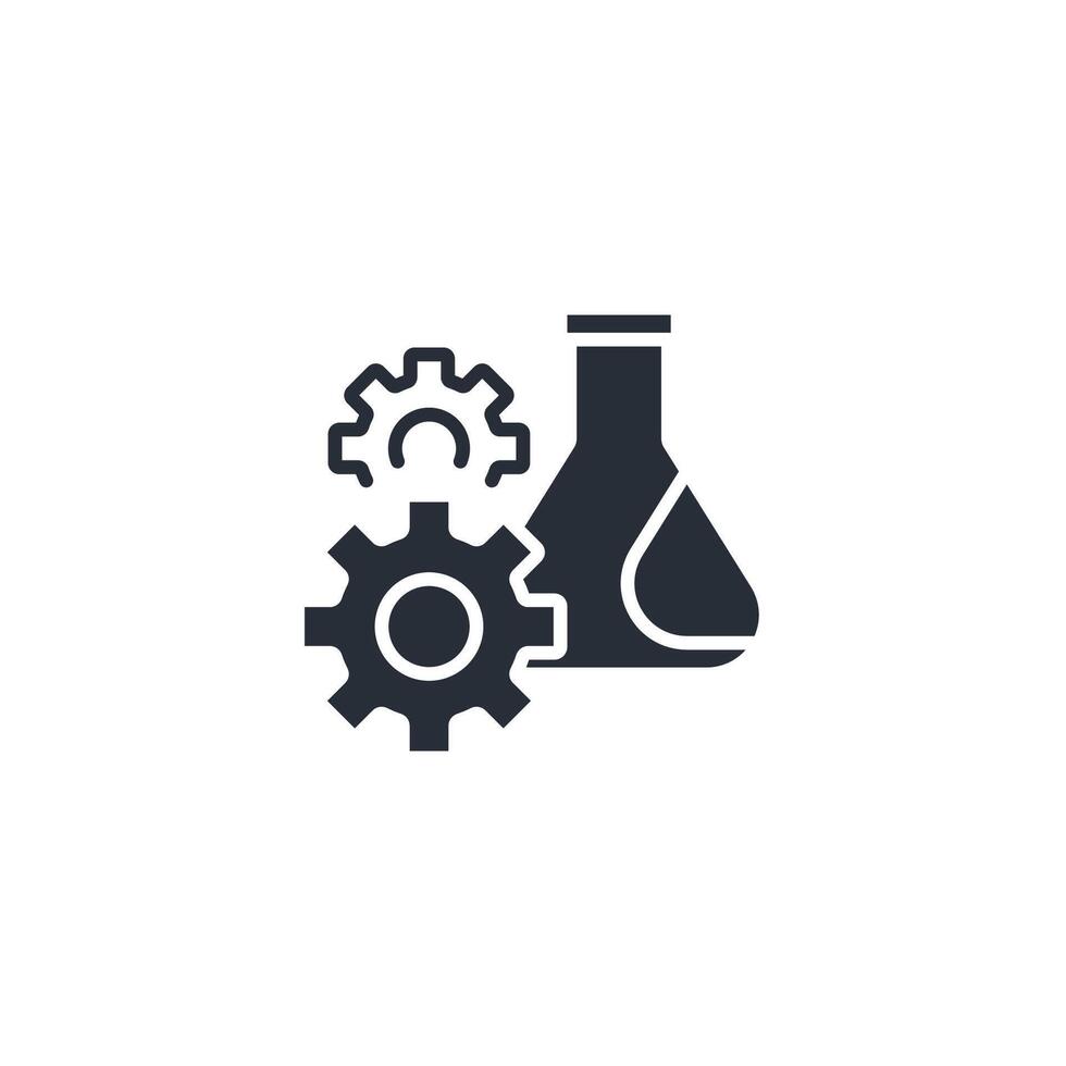 experiment lab icon. .Editable stroke.linear style sign for use web design,logo.Symbol illustration. vector