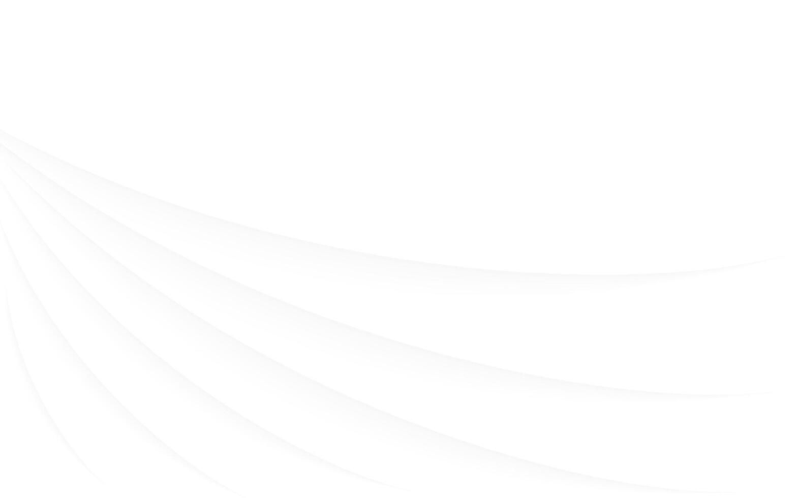White Abstract Background with Smooth Curves vector