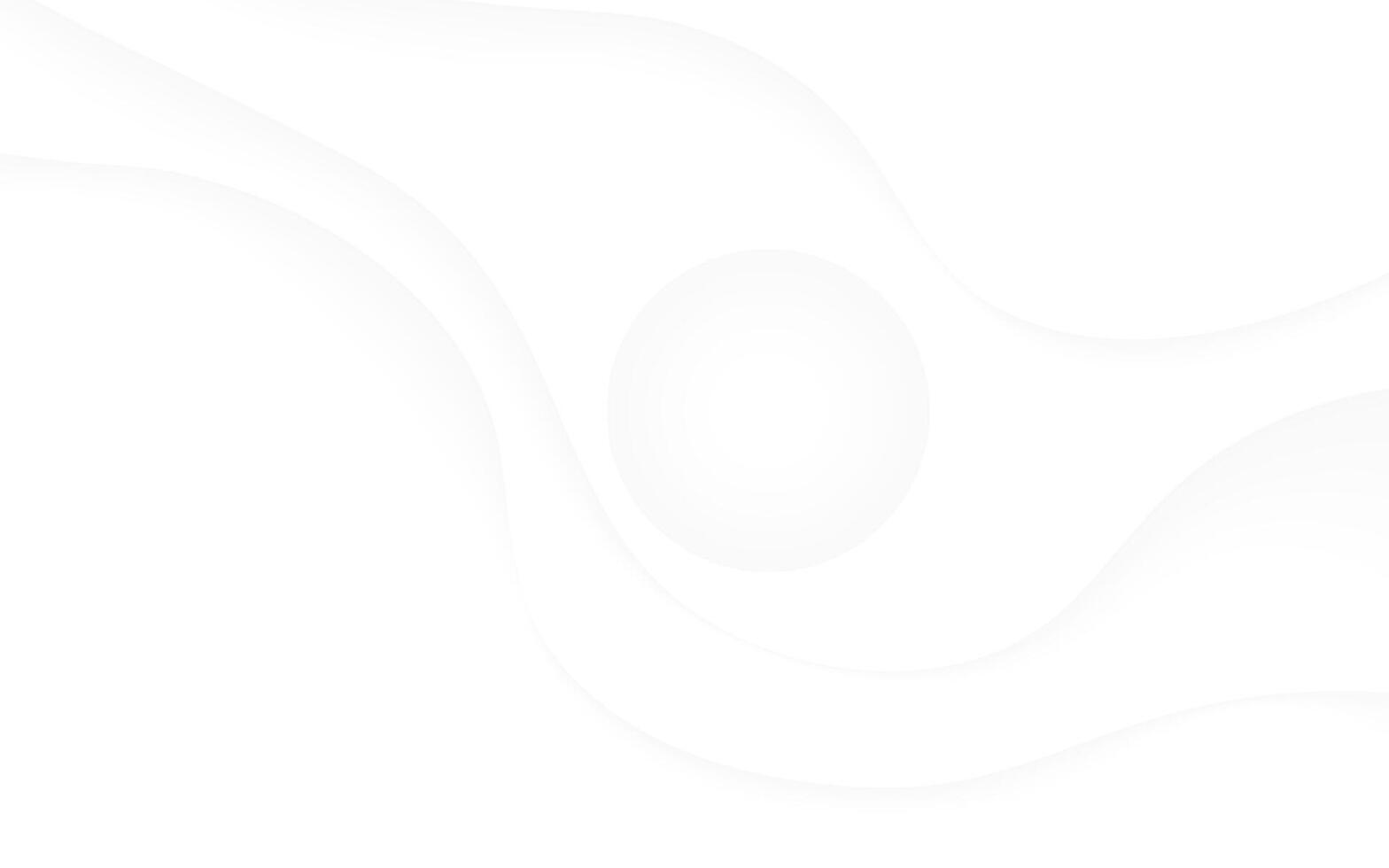 White Abstract Background with Smooth Curves vector