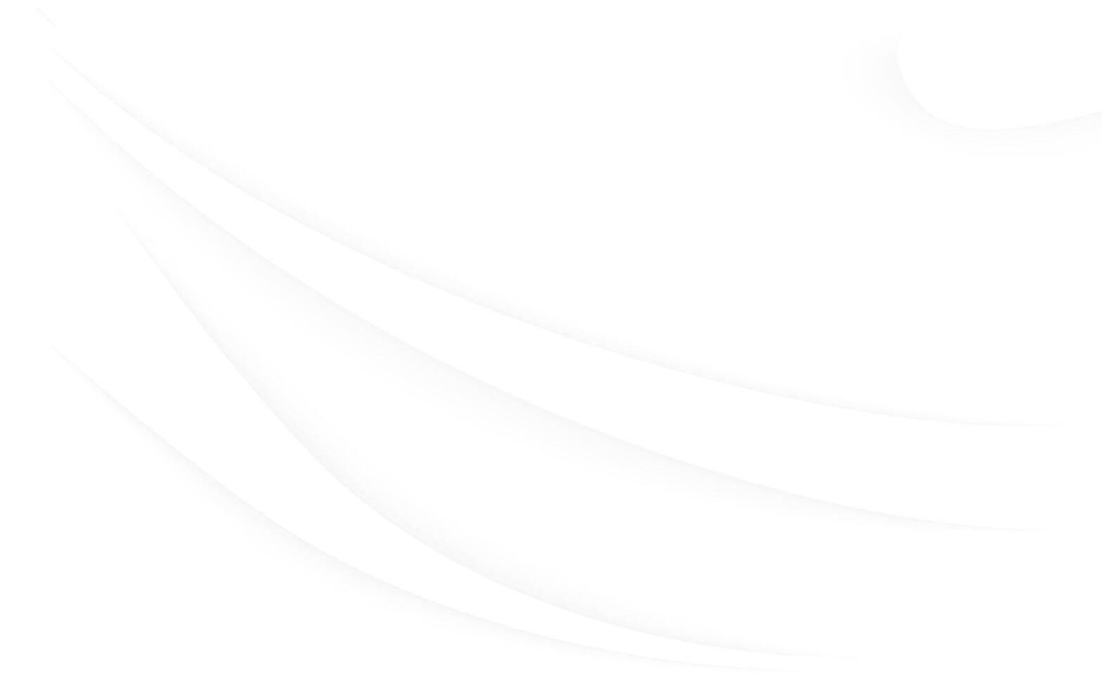 White Abstract Background with Smooth Curves vector