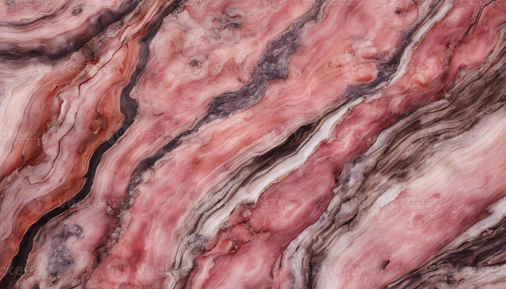 Soft pink marble with delicate veins photo