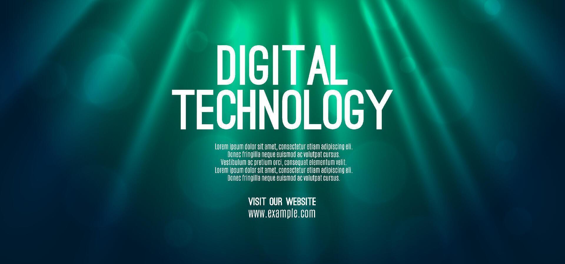 Digital technology speed connect blue green background, cyber nano information, abstract communication, innovation future tech data, internet network connection, Ai big data, line dot illustration vector