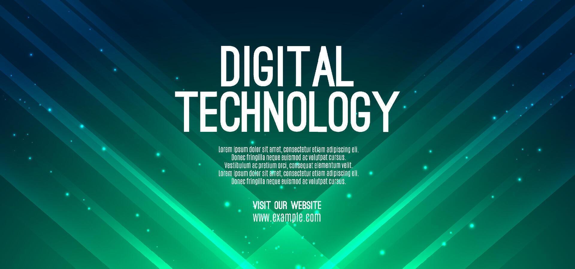 Digital technology speed connect blue green background, cyber nano information, abstract communication, innovation future tech data, internet network connection, Ai big data, line dot illustration vector