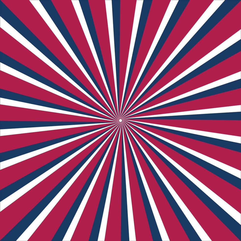 explosion design red, white and blue lines vector