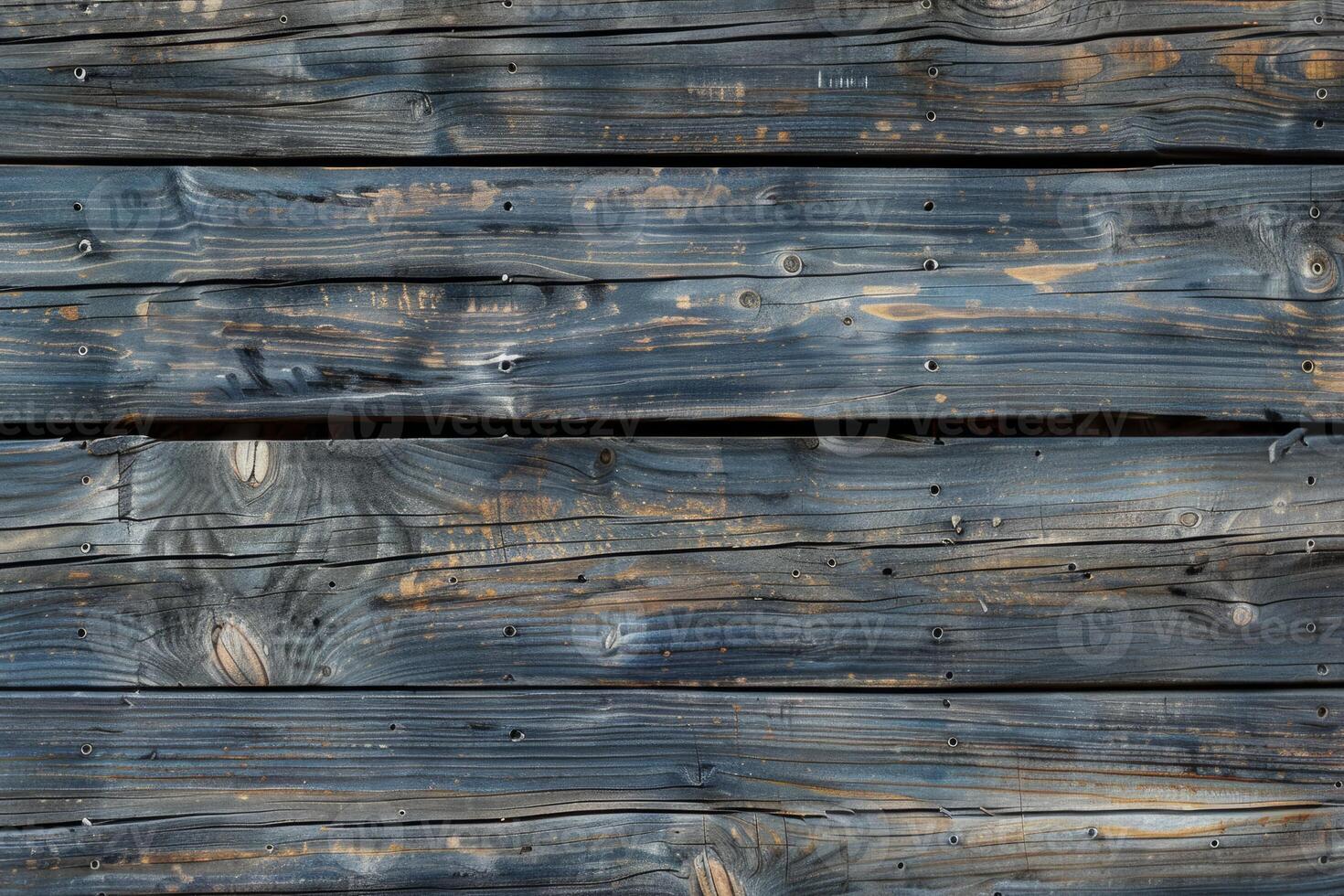 Wooden texture of planks with weathered and rustic appearance, showing natural grain patterns photo