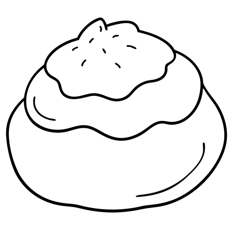 Sweet Treats Coloring Page For Kids Coloring Book vector