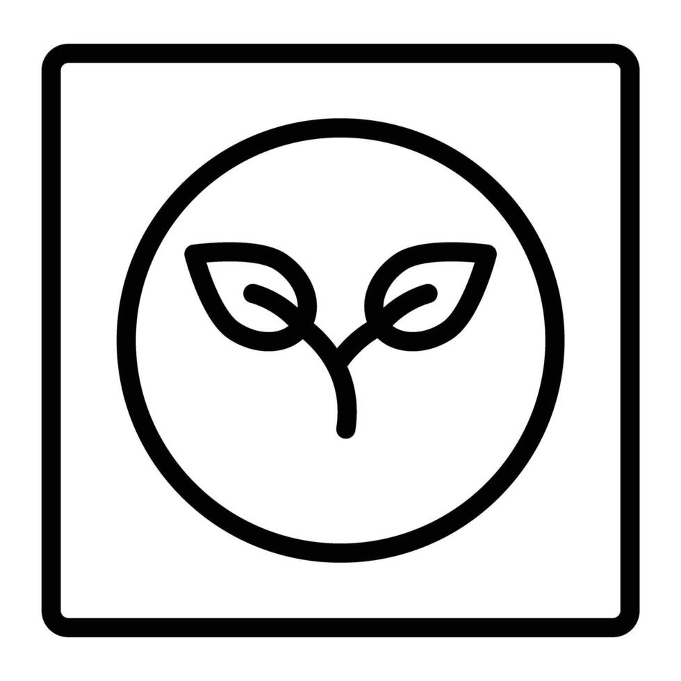 Vegetarian Line Icon Design vector