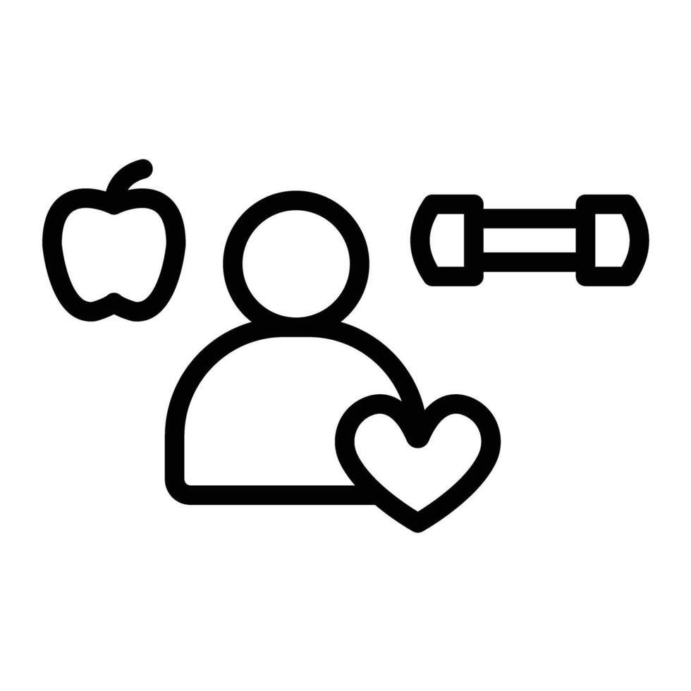 Lifestyle Line Icon Design vector
