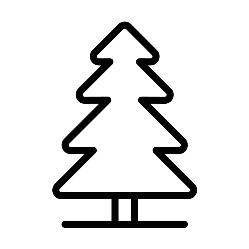 pine Line Icon Design vector