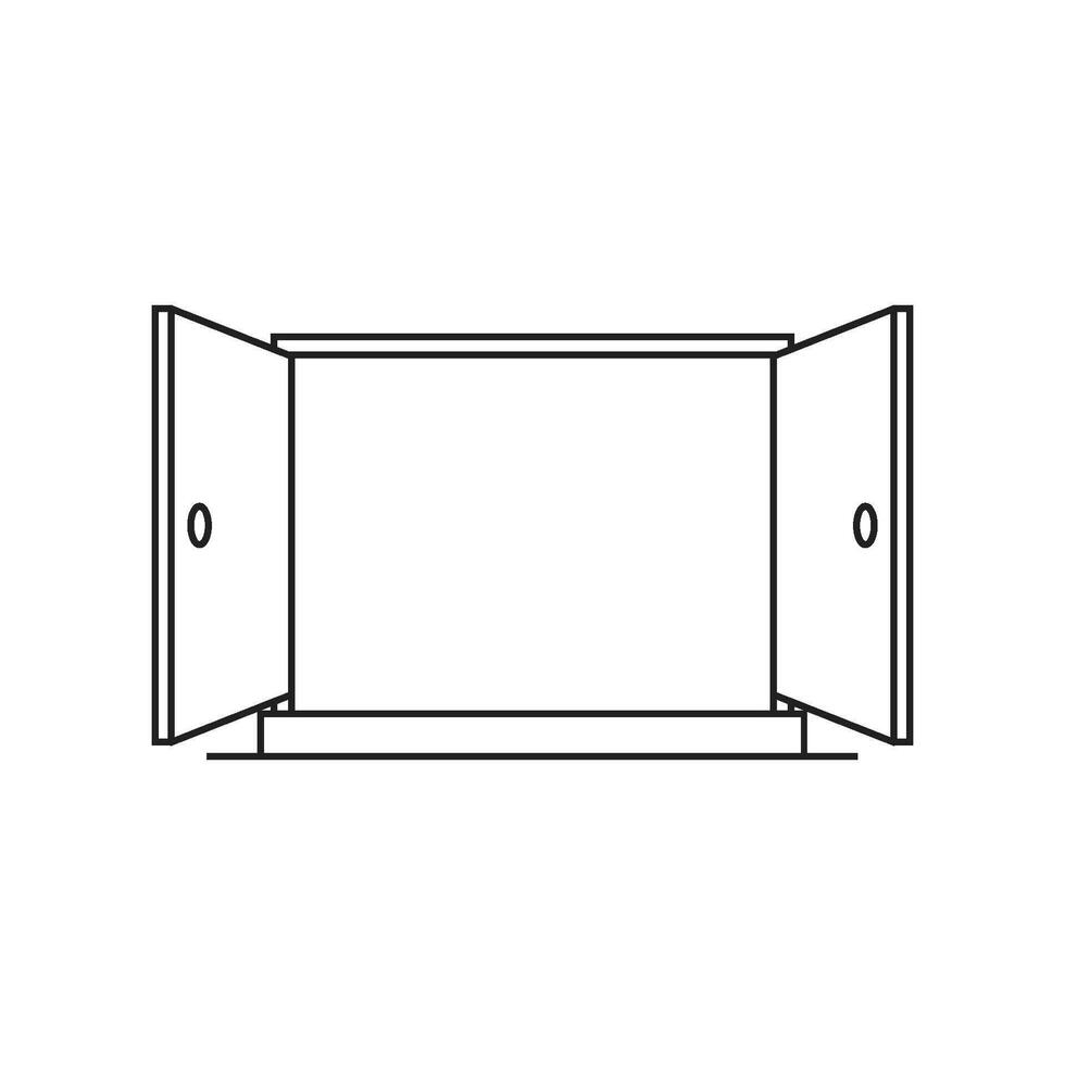 entrance door icon illustration vector