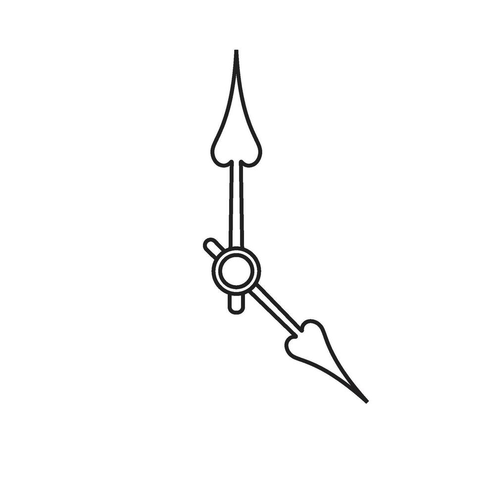 hour hand icon illustration vector