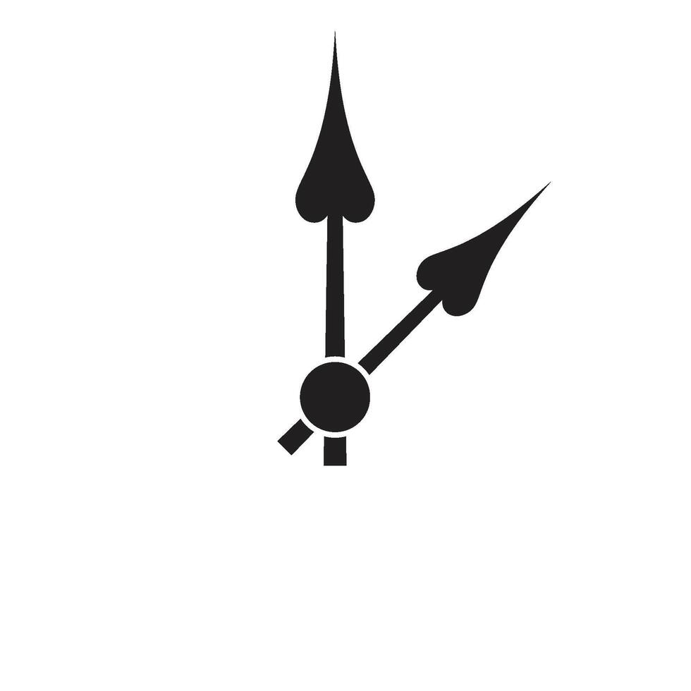hour hand icon illustration vector