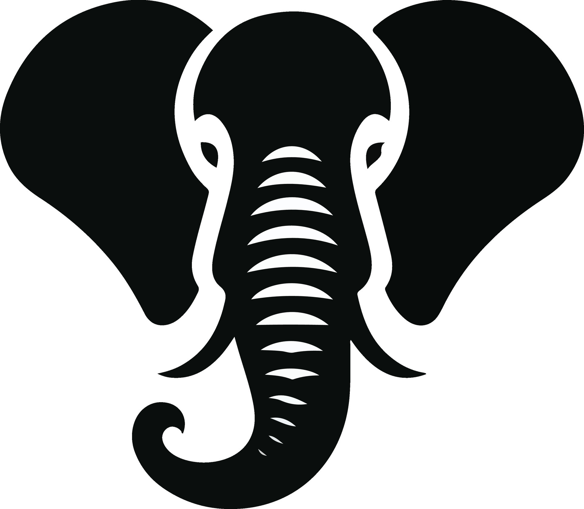 Elephant black illustration 46967548 Vector Art at Vecteezy
