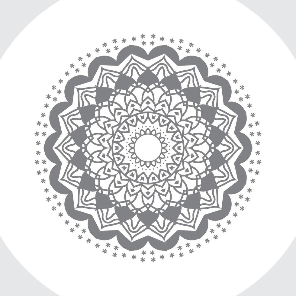 Modern mandala design vector