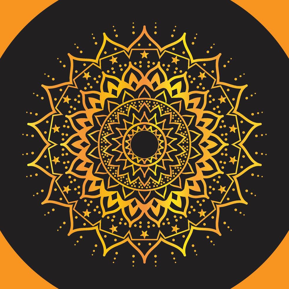 Modern mandala design vector
