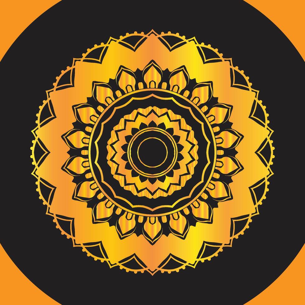 Modern mandala design vector