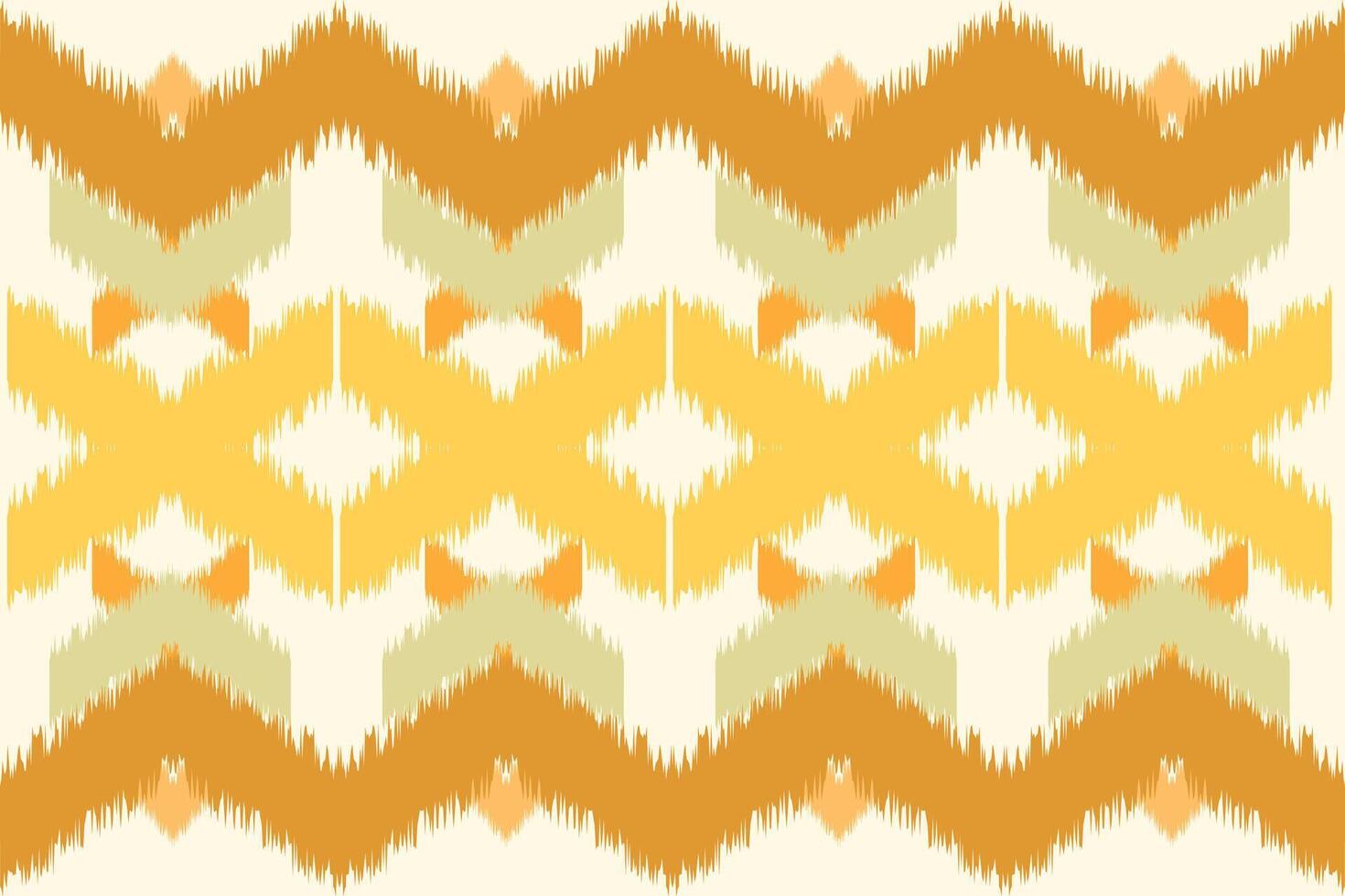 fabric ikat seamless pattern geometric ethnic traditional embroidery style.Design for background,carpet,mat,sarong,clothing, illustration. vector