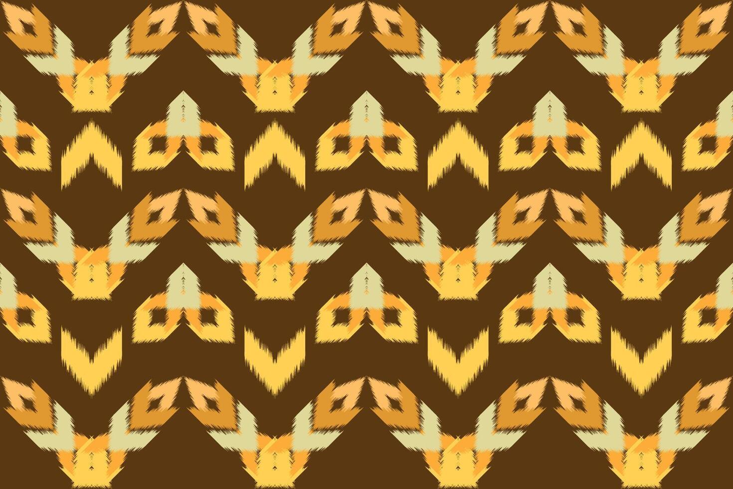 fabric ikat seamless pattern geometric ethnic traditional embroidery style.Design for background,carpet,mat,sarong,clothing, illustration. vector