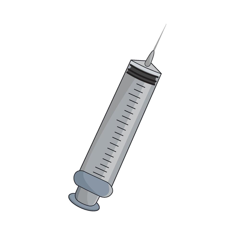 illustration of syringe vector