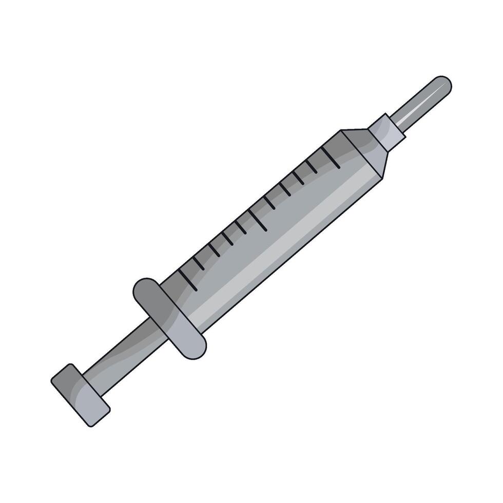 illustration of syringe vector