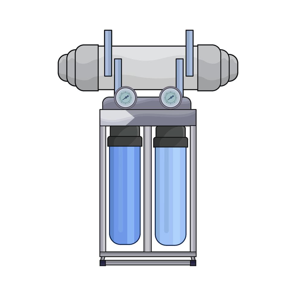 illustration of water filter vector