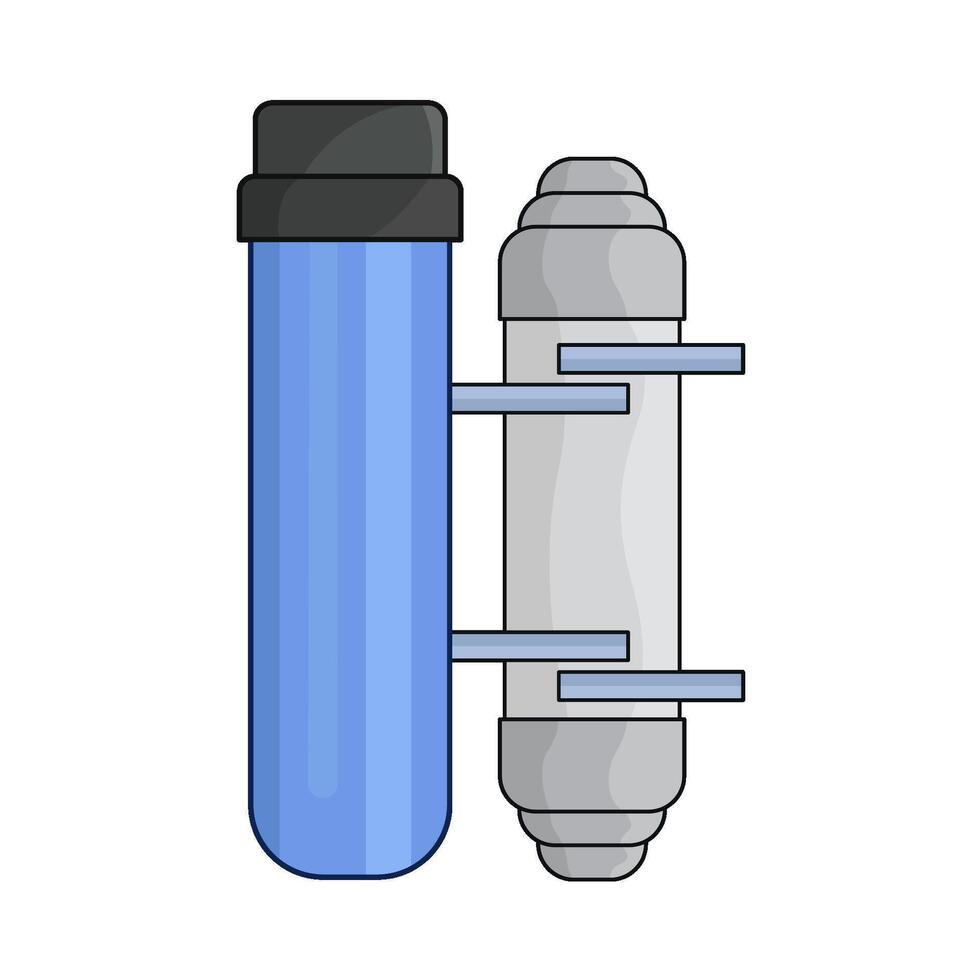 illustration of water filter vector