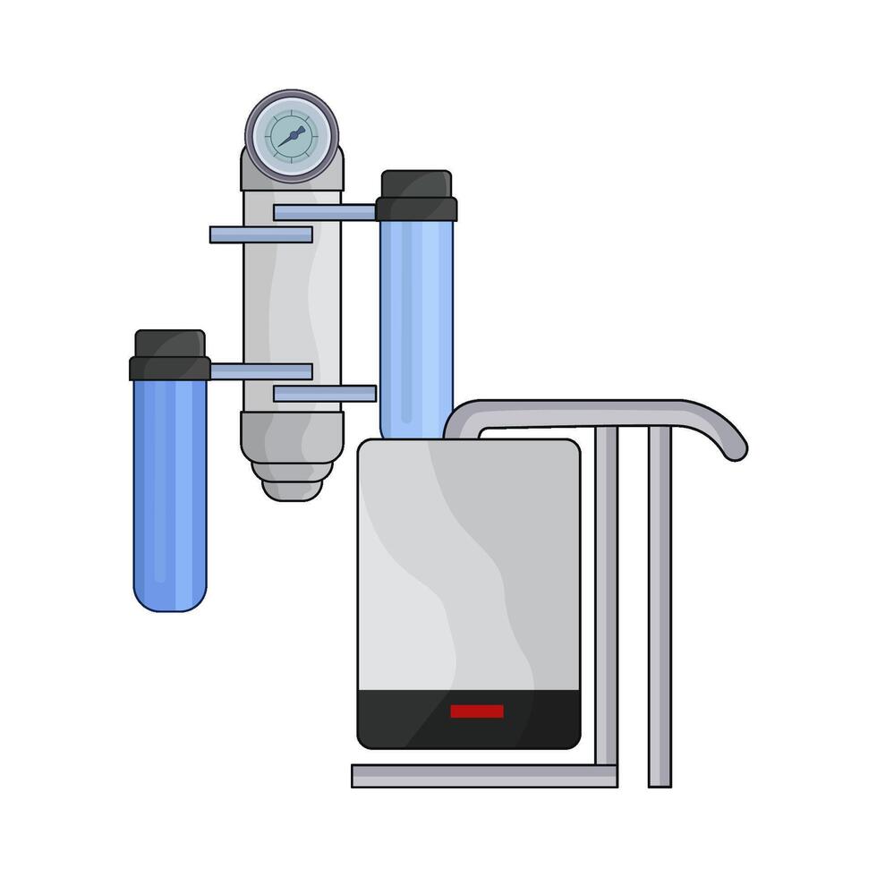 illustration of water filter vector