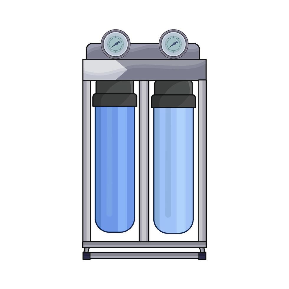 illustration of water filter vector