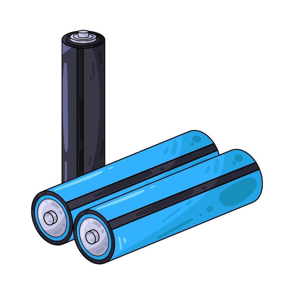 Illustration of battery vector