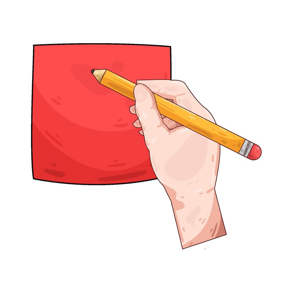 Illustration of writing vector
