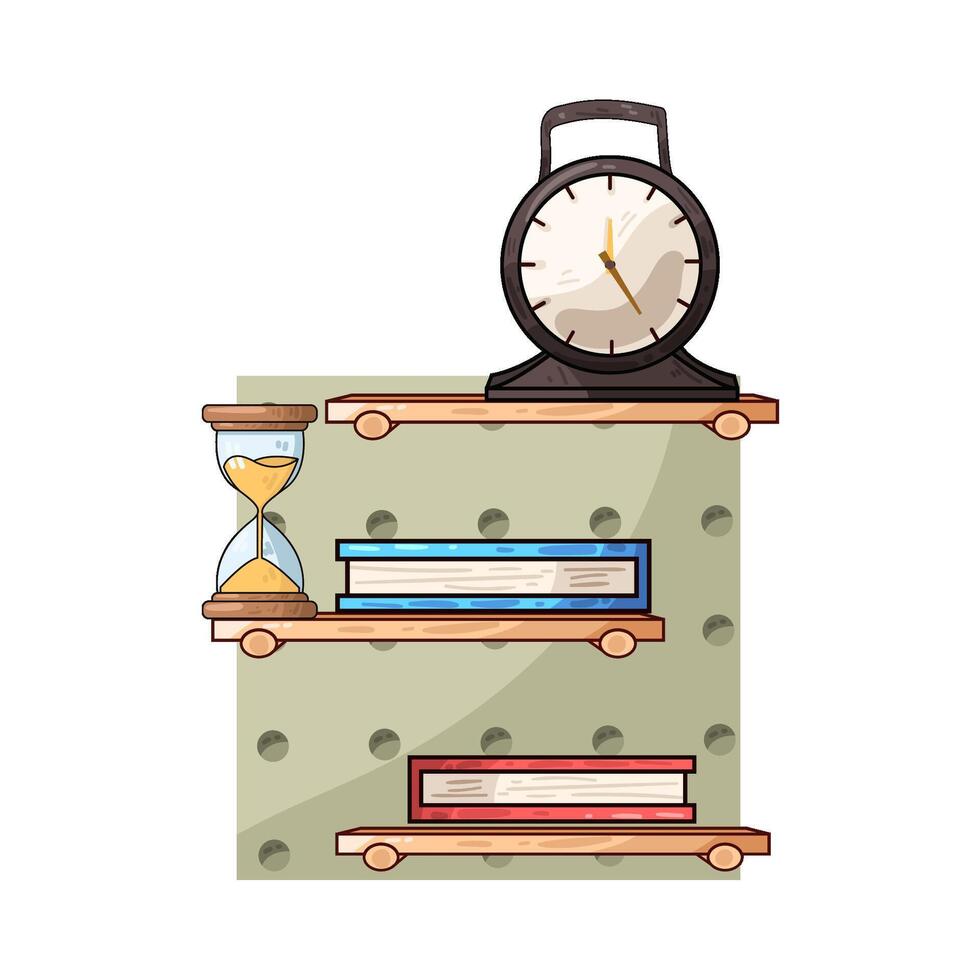 Illustration of clock vector