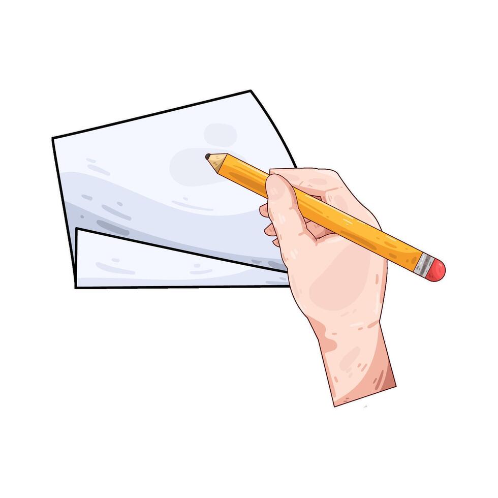 Illustration of writing vector