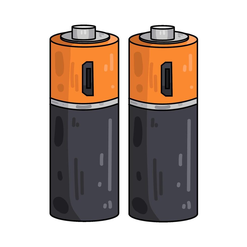 Illustration of battery vector
