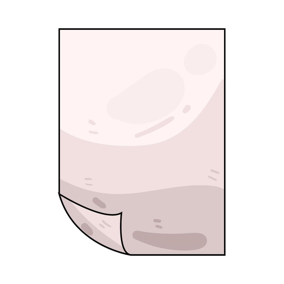 Illustration of paper vector