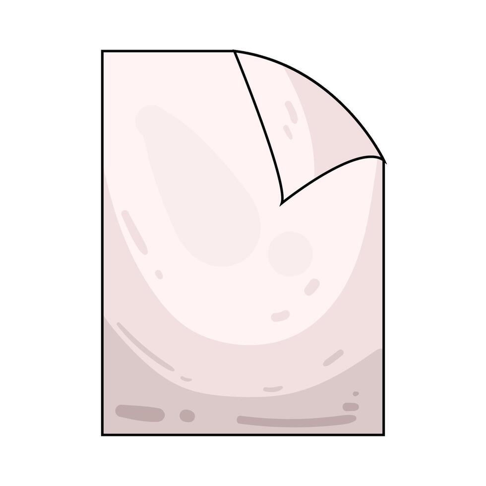 Illustration of paper vector