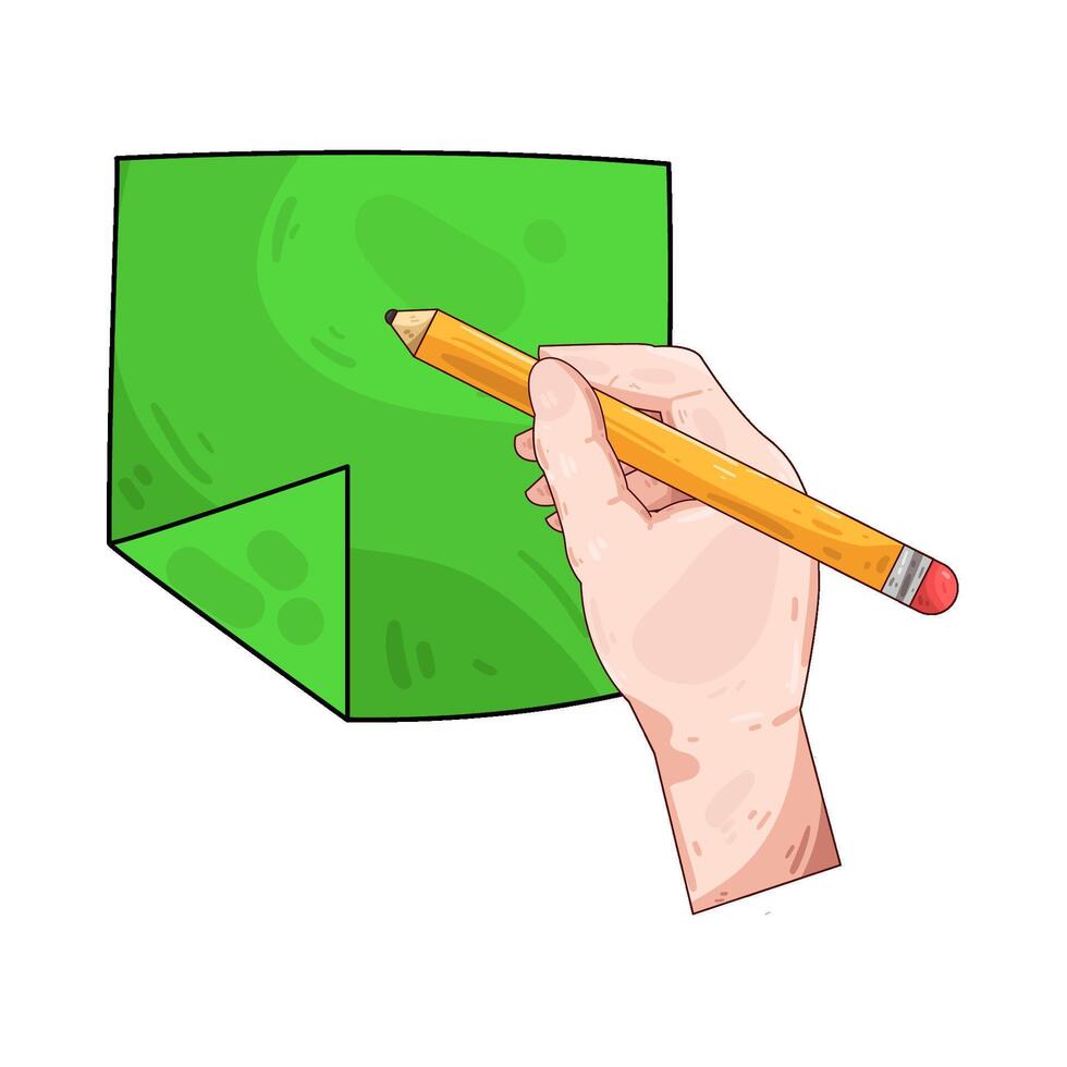 Illustration of writing vector