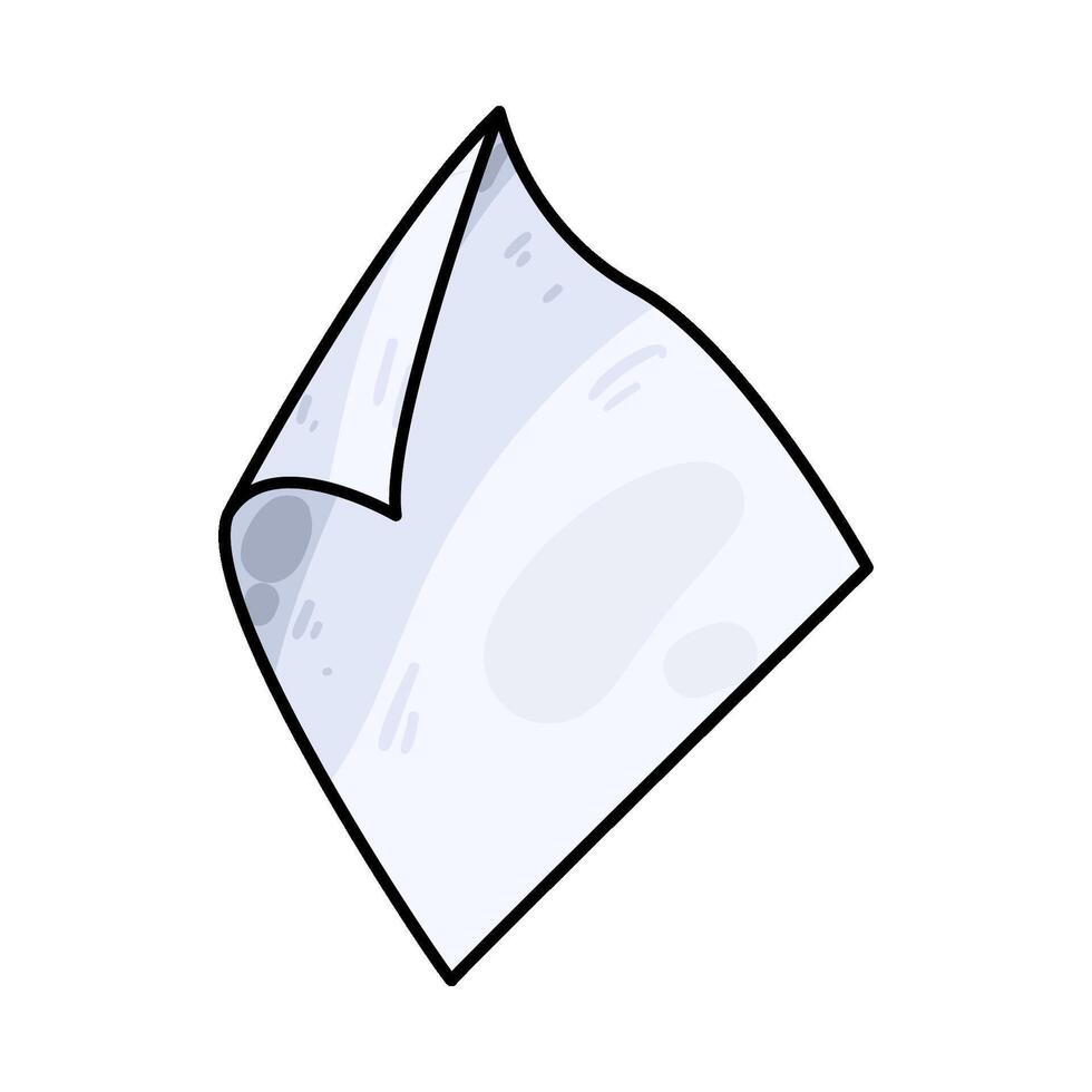 Illustration of paper vector