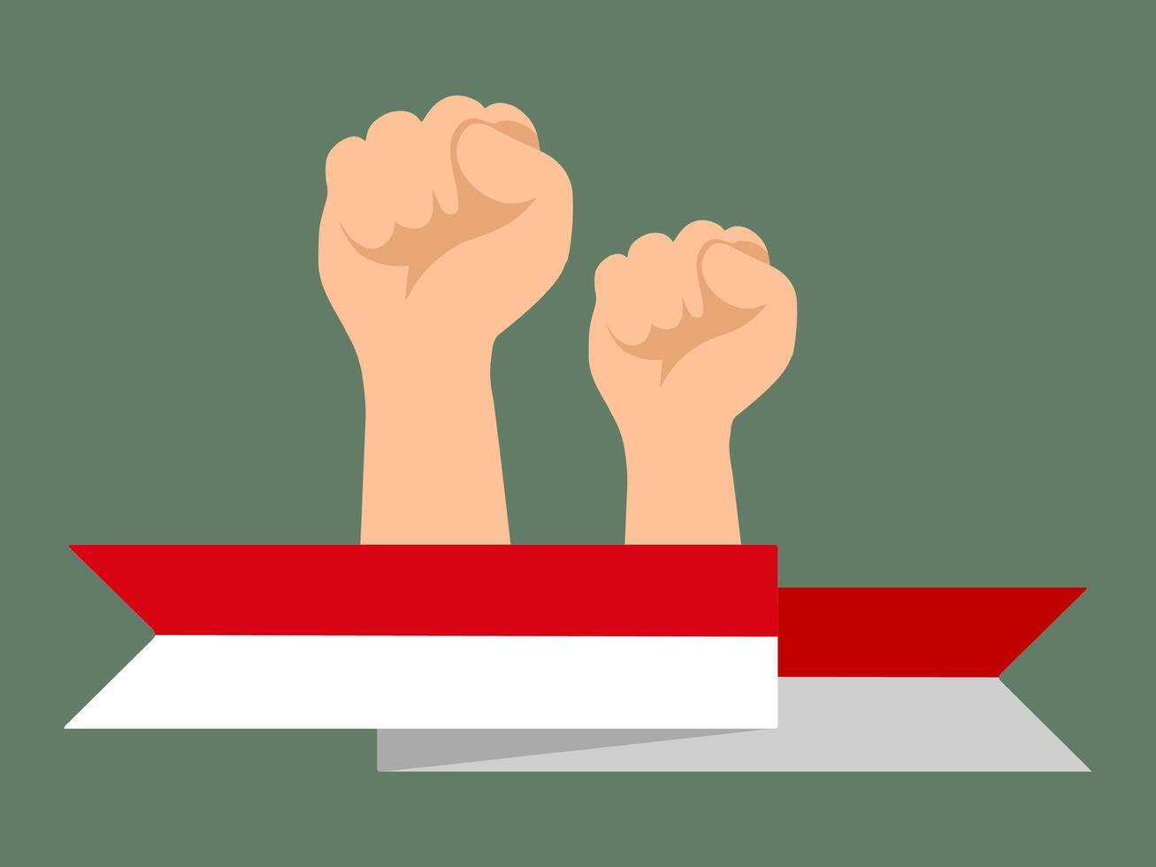 Indonesian Celebration Independence Day Background vector
