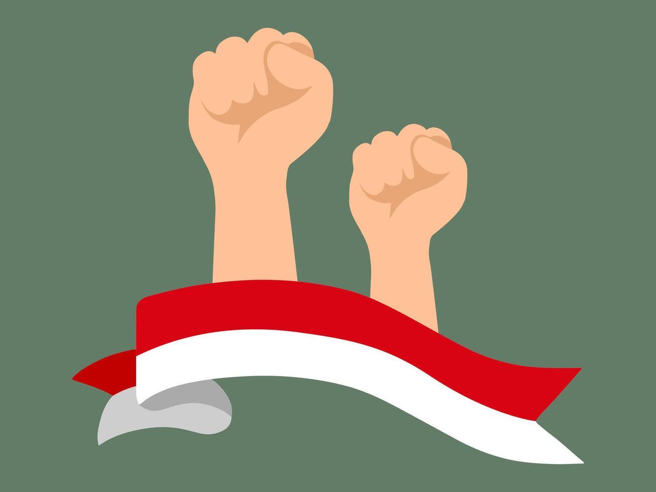 Indonesian Celebration Independence Day Background vector