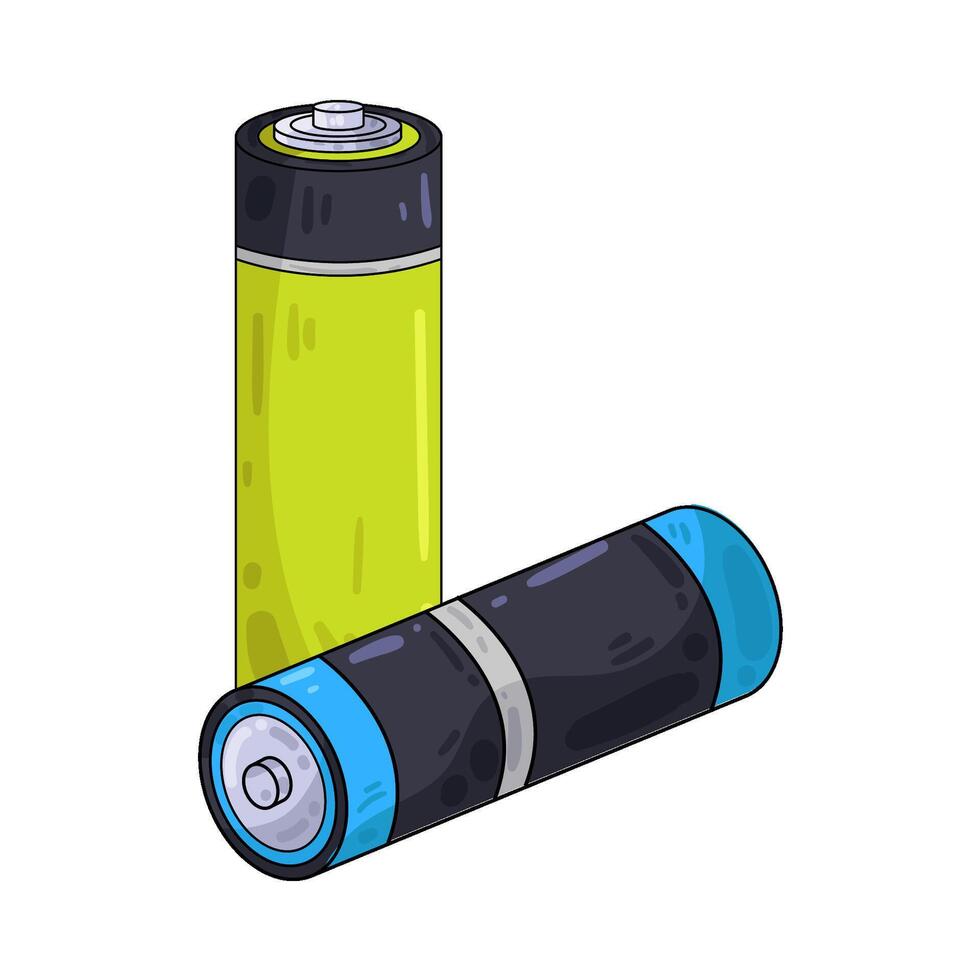 Illustration of battery vector